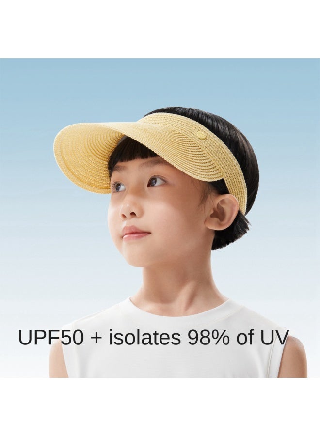 Bananain Xiaoliangpi 501uv Straw Hat Baby Sun Hat For Kids Boys & Girls Breathable Cooling Visor - Image 5