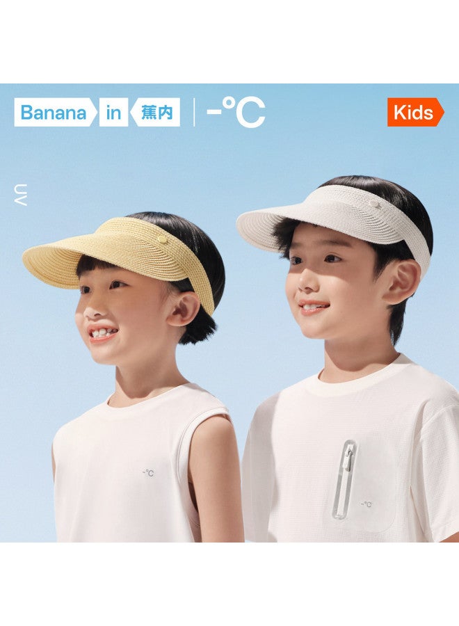 Bananain Xiaoliangpi 501uv Straw Hat Baby Sun Hat For Kids Boys & Girls Breathable Cooling Visor - Image 4