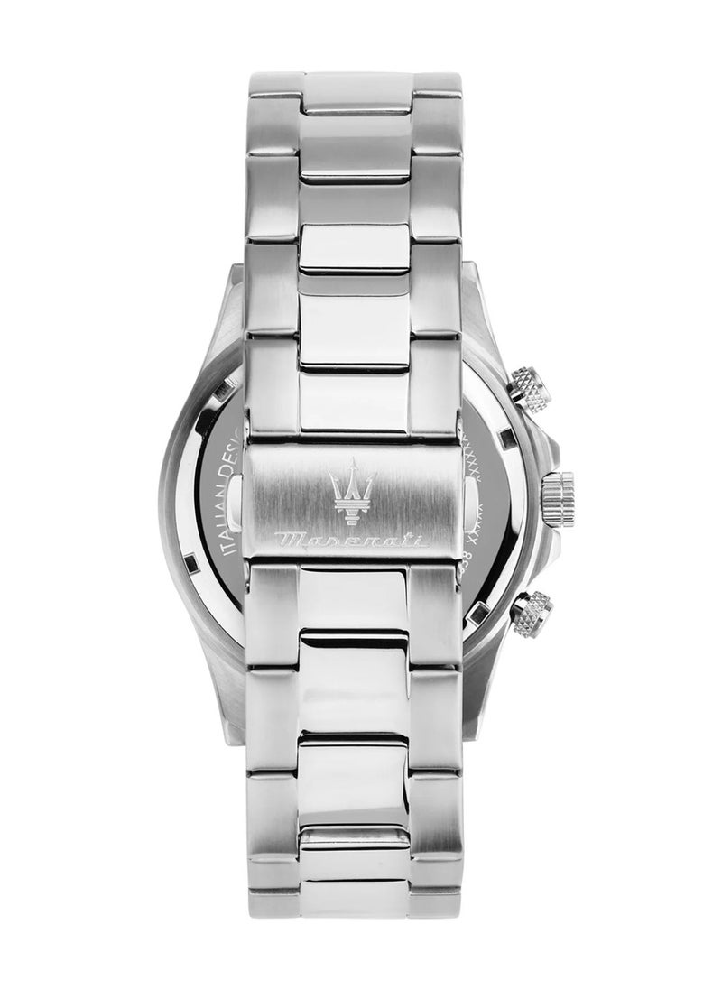 Maserati - Men’s Competizione Black Dial Stainless Steel Watch R8873600008  43mm - Image 1