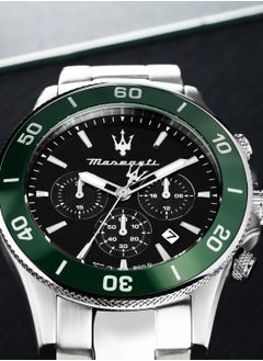 Maserati Men’s Competizione Black Dial Stainless Steel Watch R8873600008  43mm  - Image 5