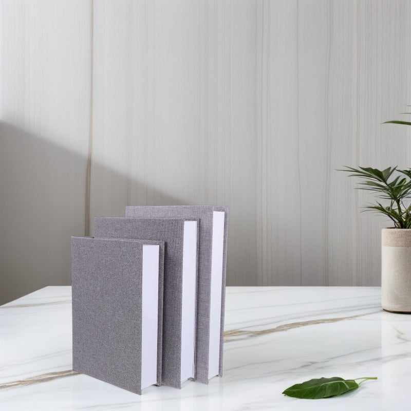 3pcs Decorative Book Box Realistic Fake Book Prop Multi Functional Storage Box Vintage Model For Office Bookshelf Coffee Table Home Decor - Image 5