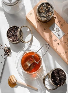 VAHDAM VAHDAM, Assorted Tea Gift Sets - Blush (90g, 3.17oz) 3 Flavors - Pure Ingredients, Gluten-Free - Direct from Source  - Image 3