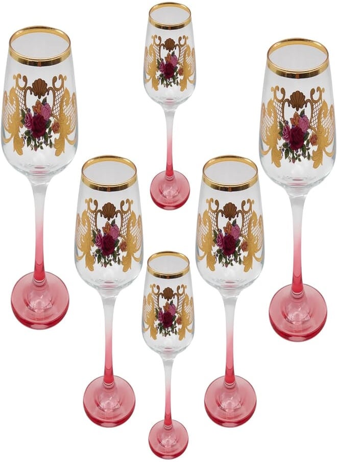 segaey Segaey Turkish LAL 558 Glass 142517/ Elegant design, Trusted Brand, Attractive shape of Water, Soft Drink, Smoothies, Juices, Cocktails/High Quality Materials 