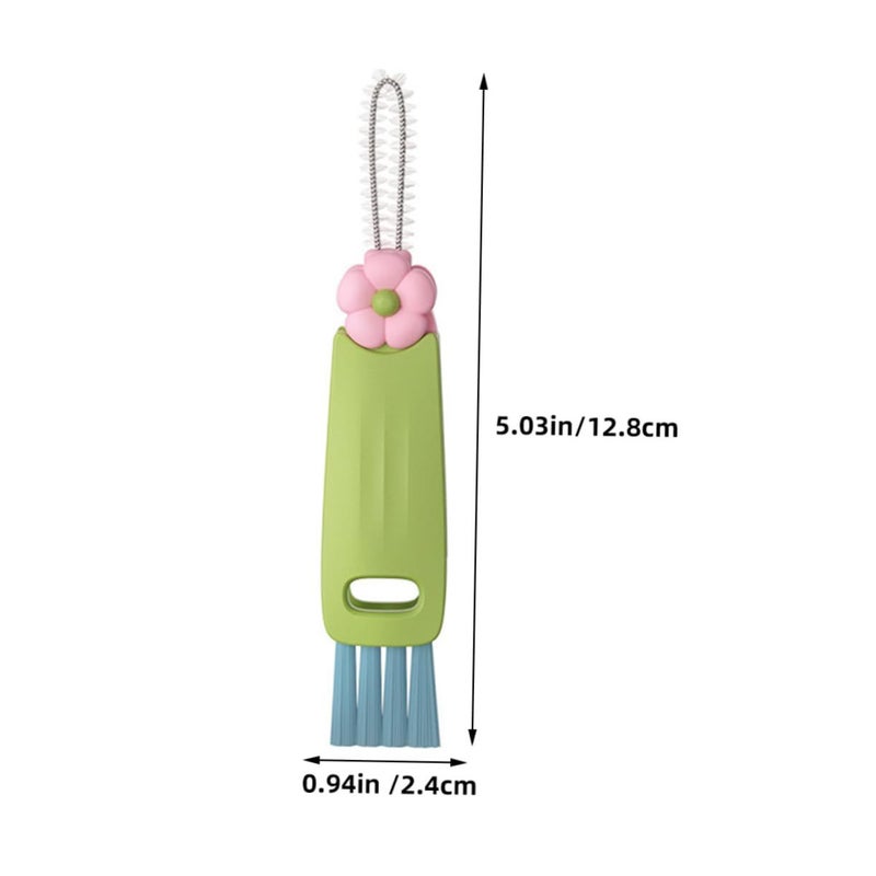 3Pcs Multifunctional Bottle Cleaning Brush Set for Milk Sports Cups and Gaps - Image 3