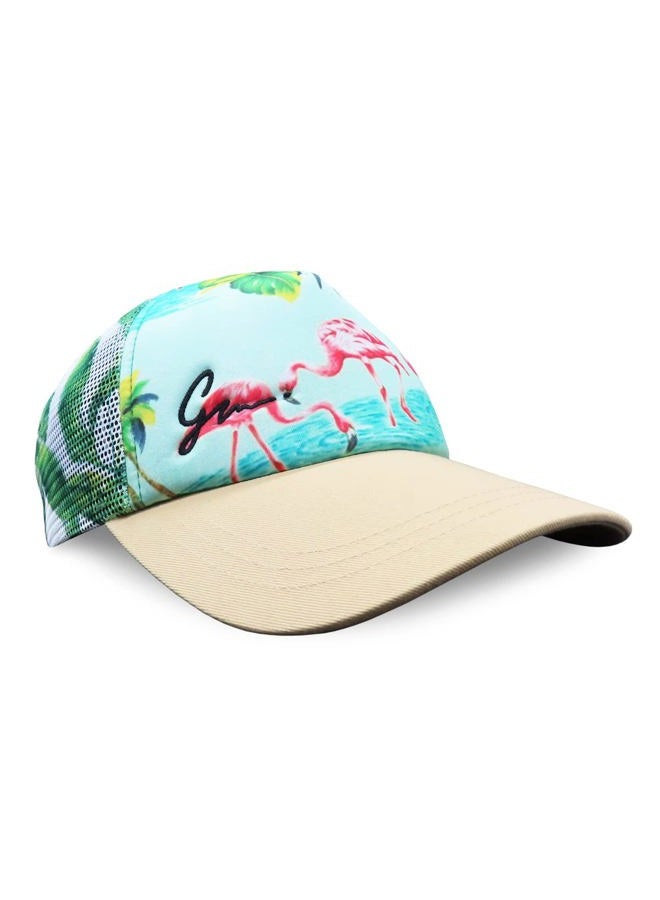 Grace Folly Foam Trucker Hat Snapback Mesh Baseball Cap for Men or Women, Flamingo Paradise, One size - Image 1