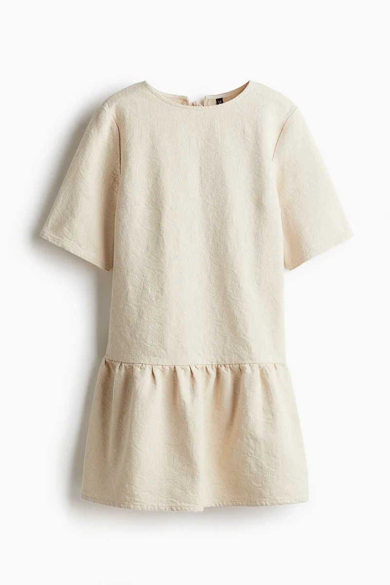 H&M Tie-detail denim dress