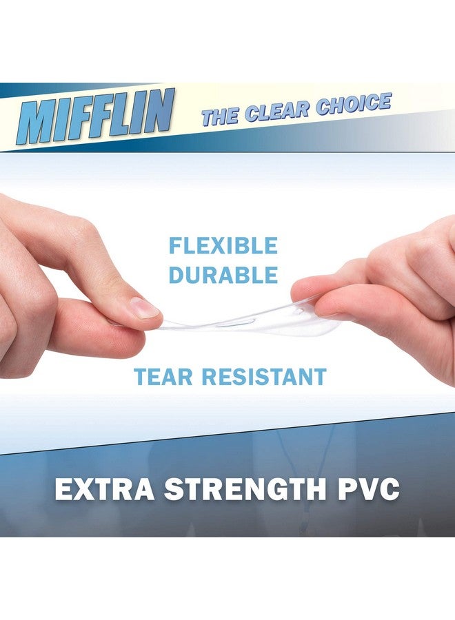 MIFFLIN -Usa Plastic Vertical Card Holder (3X4 Inch, Clear, Bulk 100 Pack) Quick Load No Zipper Name Id Badge - Image 4