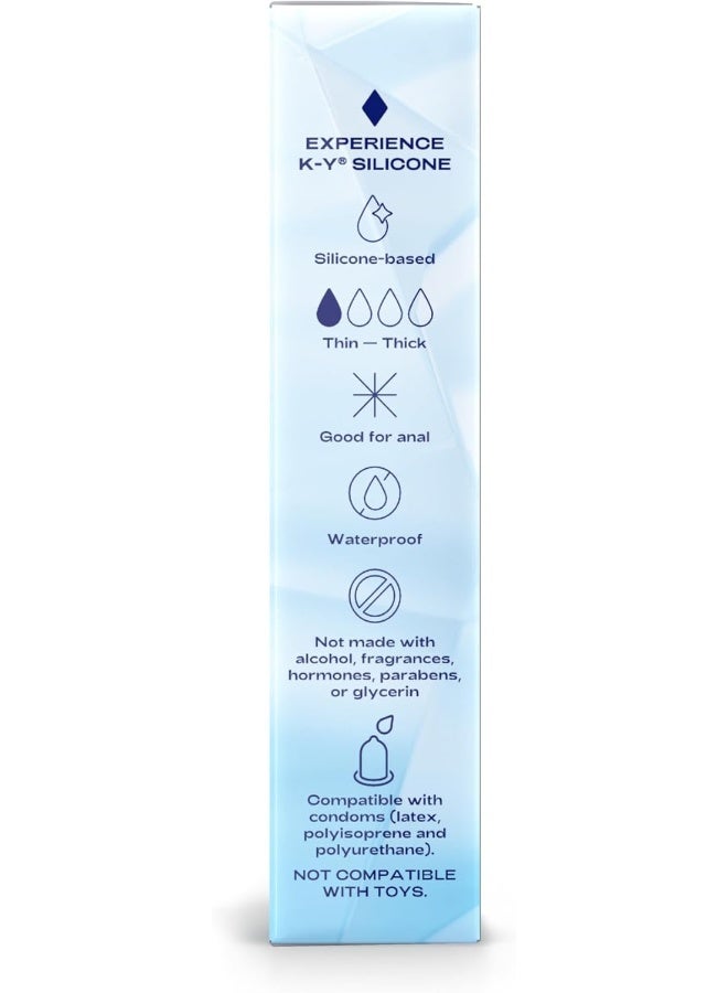 K-Y كاي-واي ترو فيل سائل تزييت سيليكوني فاخر - Image 4