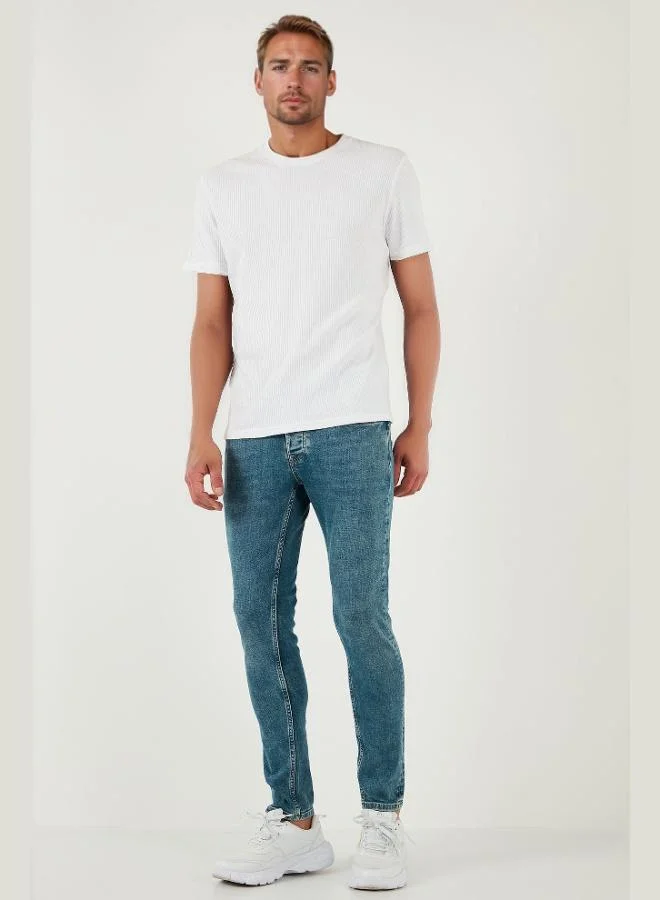 Buratti Stretch Cotton Slim Fit Normal Waist Skinny Leg Jeans Men's JEANS 1124S52NAPOLI