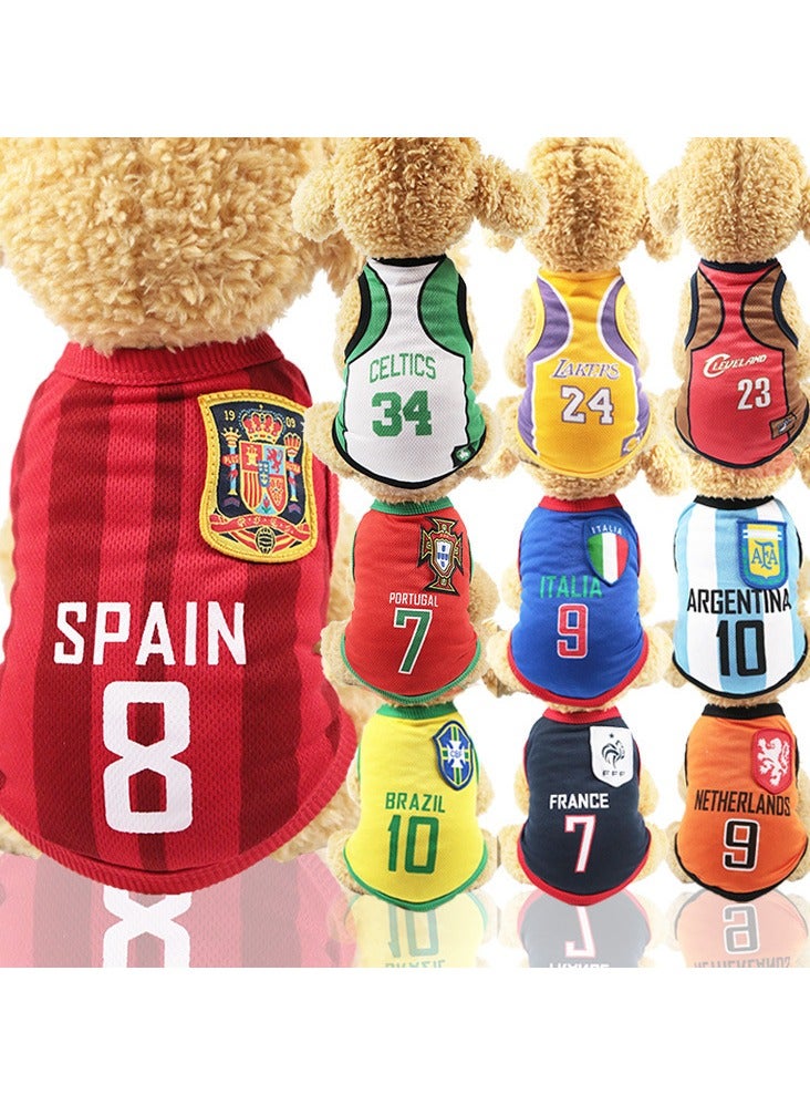 EBMINI World Cup Jerseys Basketball Pet Clothes  - Image 4