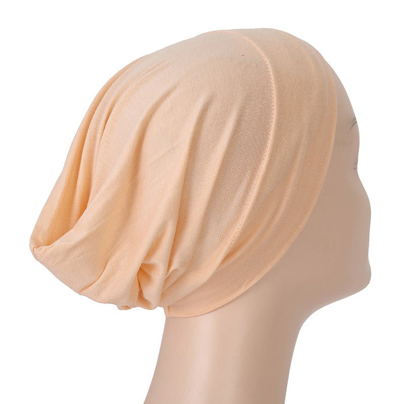 New Modal Pullover Cap High Quality Turban Base Cap Solid Color Small Hat Pirate Hat Msl13 - Image 5