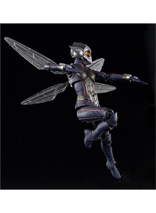 general Avengers: Endgame Wasp Female Movable Doll Model Decoration Desktop Decoration Toy Gift for Family and Friends - Image 3
