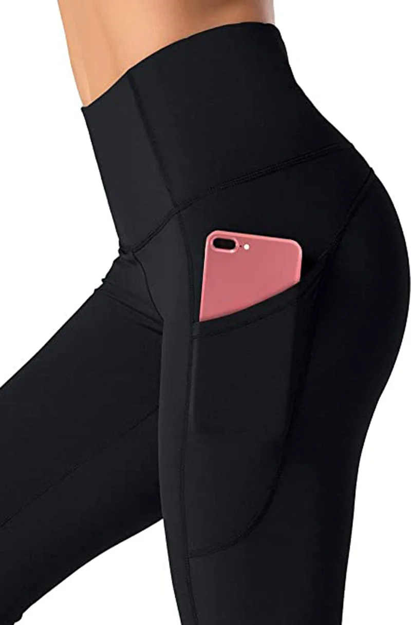 Hepsine Rakip Rivaling All Women's High Waisted Sports Capri Tights with Pockets Yoga Pilates