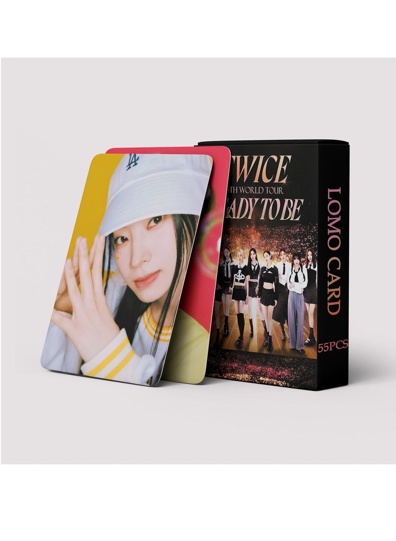 EHOME 55Pcs TWICE World Tour Concert READY TO BE Lomo Card - Image 1