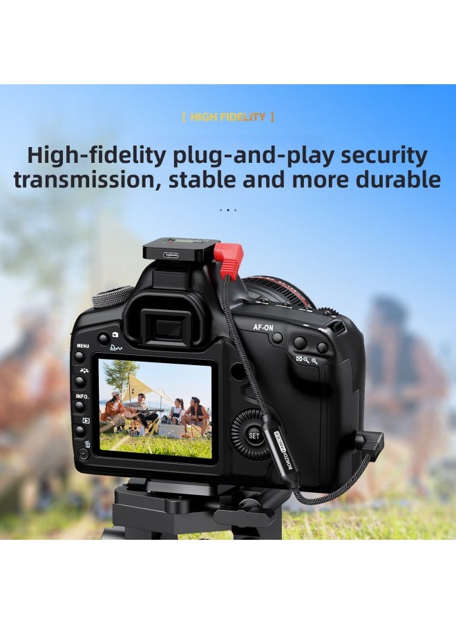 Generic - Wolfhound One To Two 3.5 Adapter For SLR Camera And Mobile Phone To RODE MoMA Microphone-Color:Llr01-c Is Suitable For 3.5 Interface Mobile Phones To Rode Moma For DJI Wireless Microphone - Image 1