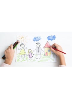 Mintra Pack of 2 Mintra Stapled Drawing Sketch 24.5x34.5cm, 16 Sheets 80 gm, Assorted Cover Colors & Prints  - Image 4