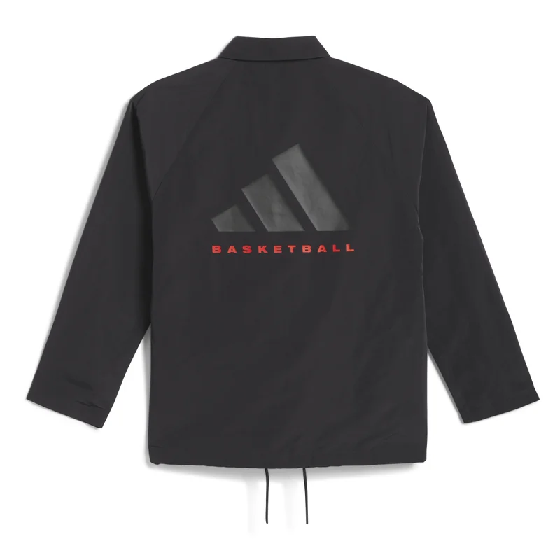 Adidas Black adidas Basketball Coach Jacket (Gender Neutral)  | Best Price UAE