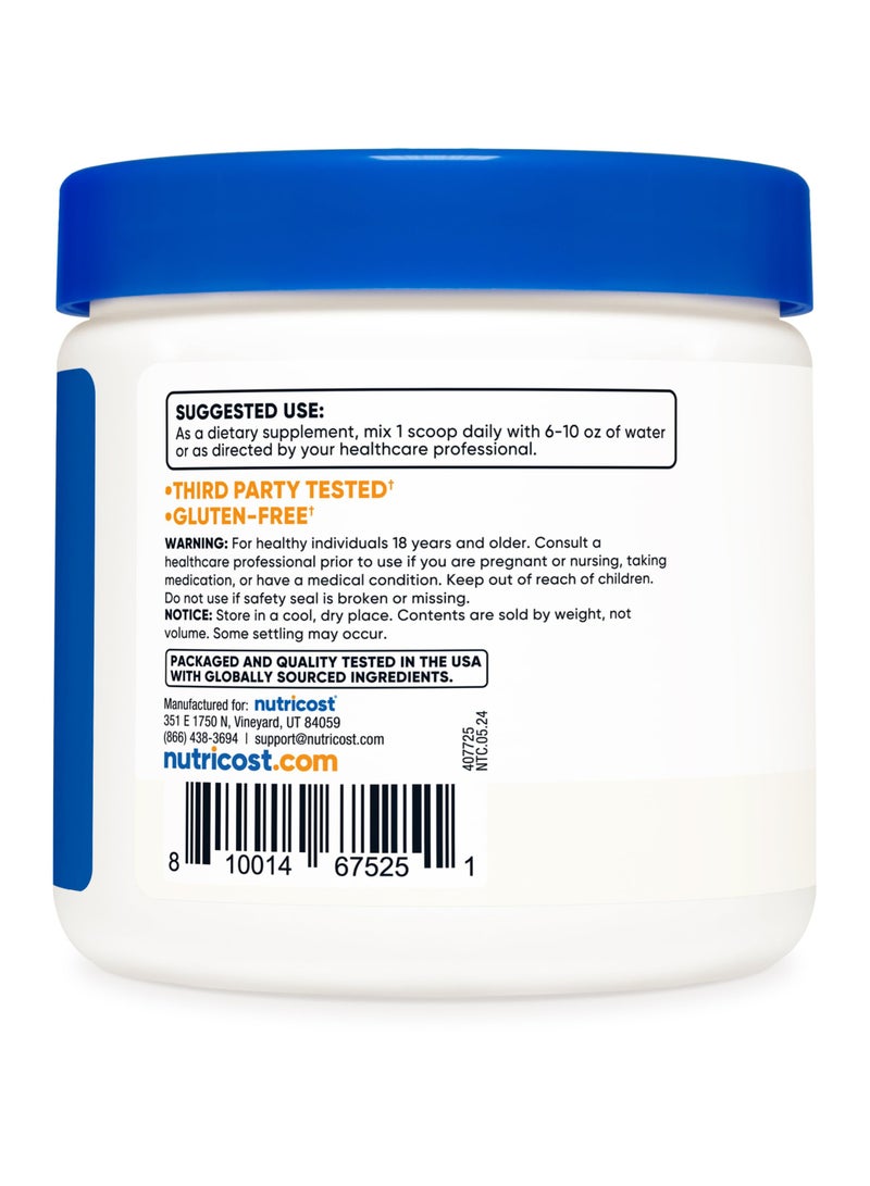 Nutricost L-Glutamine,5G Per Serving, 50 SERVINGS | 250 G Per Container - Unflavored Net Wt.8.9 Oz (250 G) Dietary Supplement  - Image 4