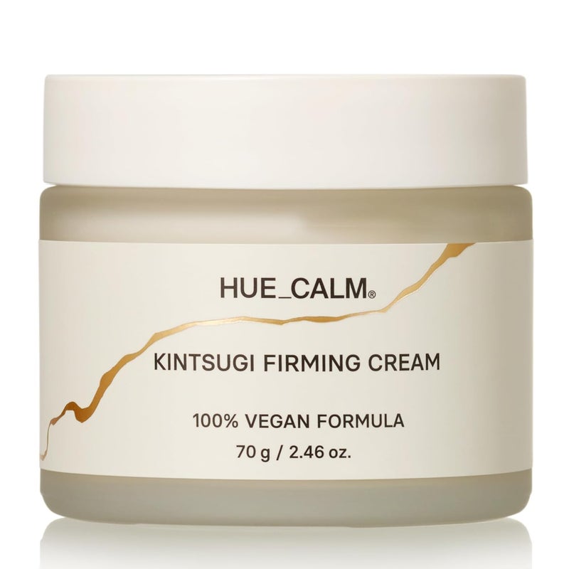 HUECALM Kintsugi Firming Cream  Vegan Korean Skincare for Hydration Wrinkle Care and Firming  Peptides Centella  Hyaluronic Acid for Radiant Skin 