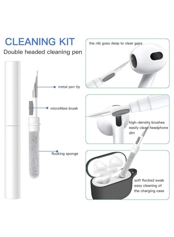 Silicone Case for HUAWEI FreeBuds 5i/6i Case Cover with Keychain/Cleaner Kit (Green) - Image 4