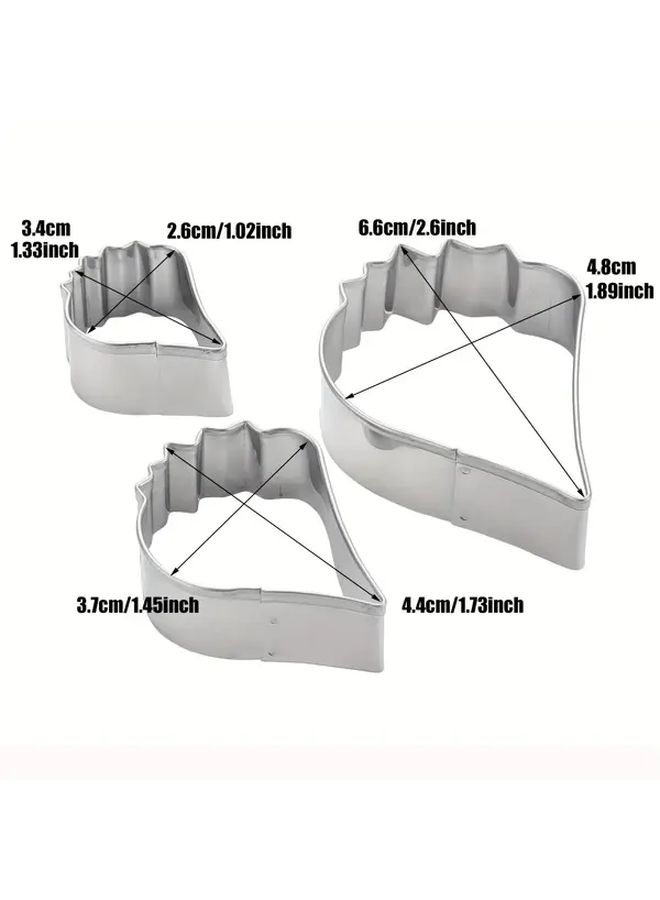 Stainless Steel Flower Cake Molds 3D Fondant Petal Leaf Cutters Baking Decorating Crafting - Image 3