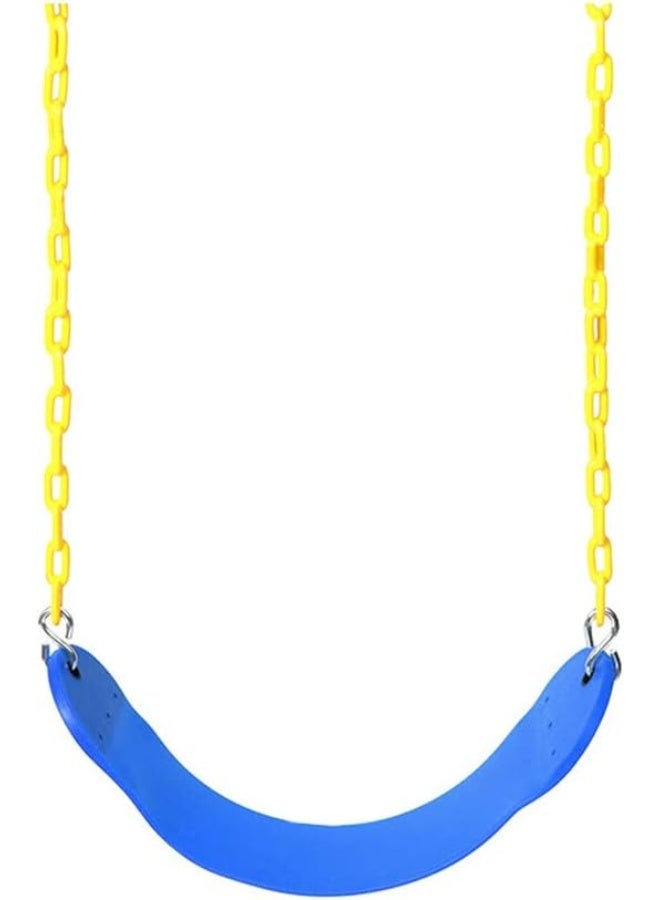 Rainbow Toys RBW TOYS Playground Garden Yard Gym Swing Seat Set with Chains Snap Hooks Kids Toy - Yellow - Image 4