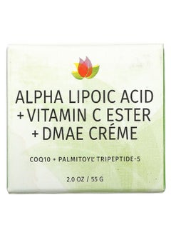 Reviva Labs Reviva Labs, Alpha Lipoic Acid, Vitamin C Ester & DMAE Cream, 2 oz (55 g)  - Image 2