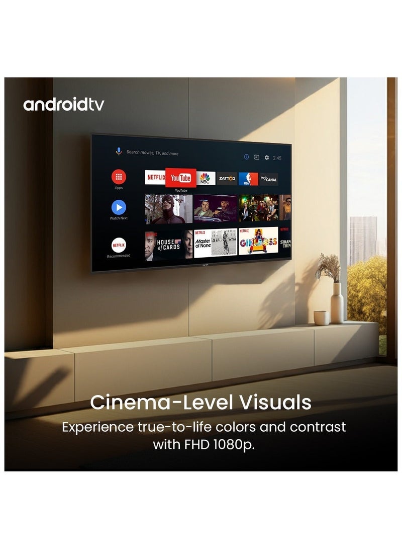 STAR TRACK 55" 4K Smart TV | Android 15, Ultra HD, Netflix, YouTube, Miracast, Bezel less, Satellite receiver - Image 3