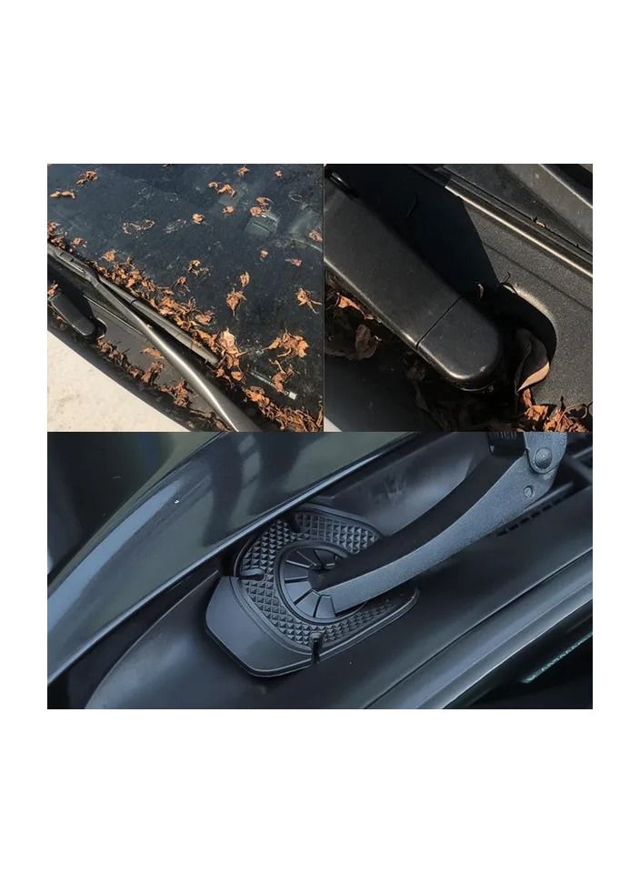 1-Pair Car Windshield Wiper Hole Protective Cover,Wiper Bottom Dustproof Sleeve Protection,Leaves Debris Prevention Cover - Image 1