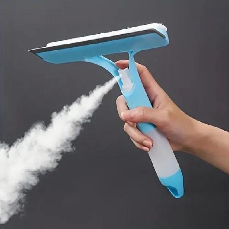 Window Cleaner: 3-In-1 Streak-Free Design - Effortless Corner Reach, Comfortable Non-Slip Grip For Home Household, Small Apartments And Diyers - Image 1