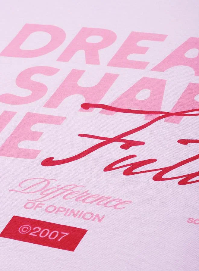 Difference of Opinion Women Oversized Printed Tshirt