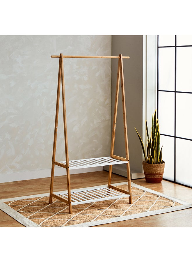 Home Box Lexus 2-Tier Storage with Garment Rack 90 x 152 x 43 cm - Image 2