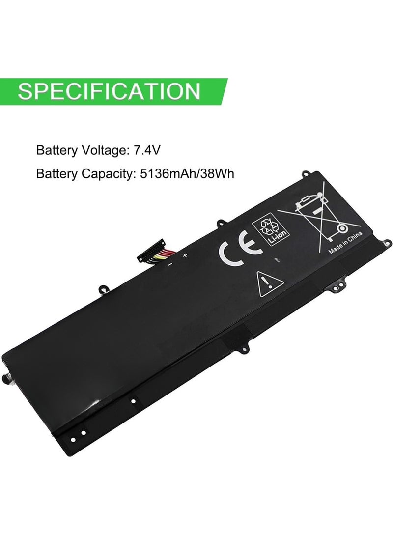 C21-X202 7.4V 38Wh 5136mAh Lithium-Ion Replacement Laptop Battery – Compatible with VivoBook S200, X201, X202 Series - Image 1