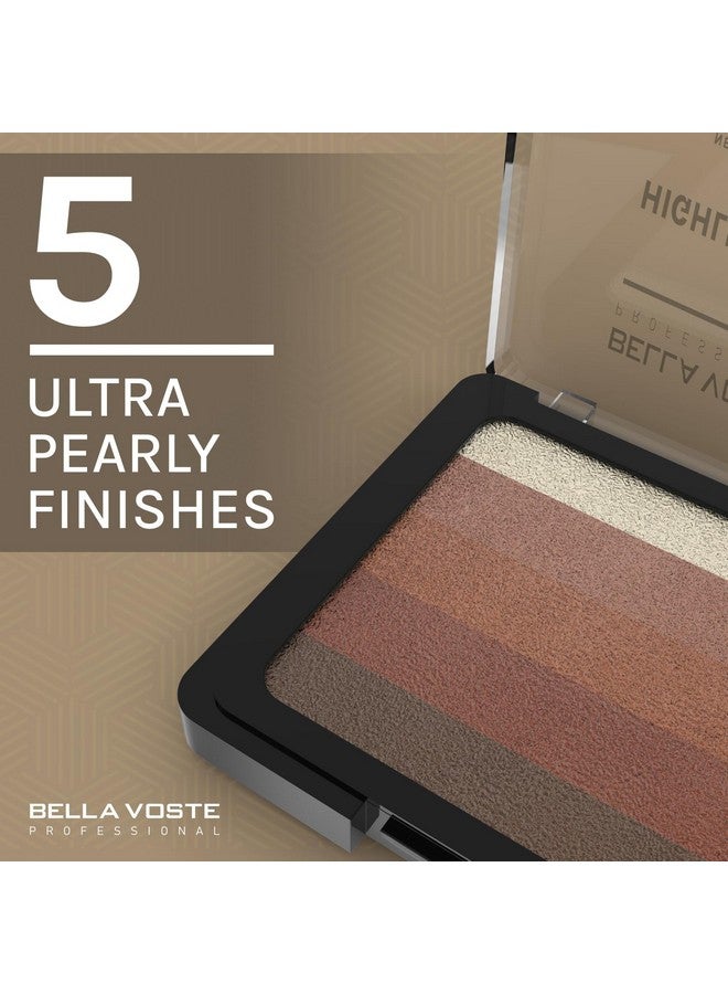 بيلا فوست احترافية | اكشفي عن توهجك الداخلي مع لوحة هايلايتر 5 في 1 | تصبغ غني | بريق وسحر | خالية من القسوة (Bvhl205) - Image 3