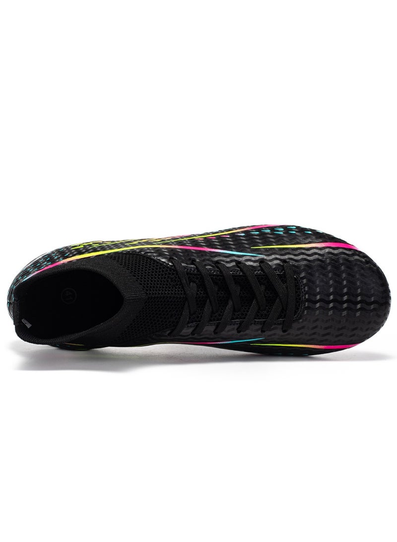 Men Kids Fashion Soccer Shoes Cleats Team Sports Training TF/FG Turf Firm Comfort High-top Football Shoes Outdoor - Image 4