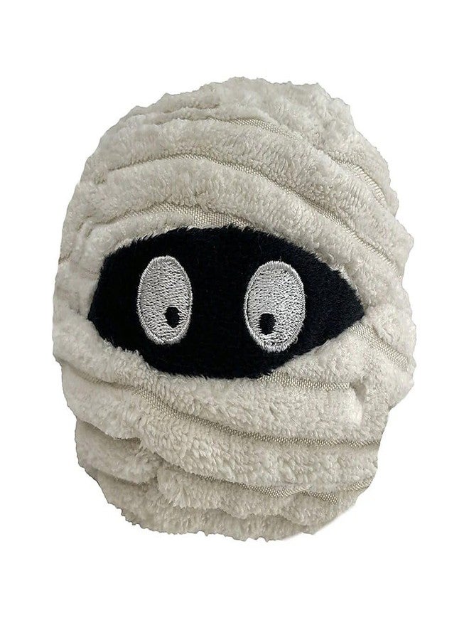 Pet Lou Batmmy EZ Squeaky Ball Dog Toy, Twin Pack (4"), Bat & Mummy Head, Durable Plush Dog Squeaker Toys, Stuffing-Free Pet Supplies for Small & Medium Dogs - Image 3