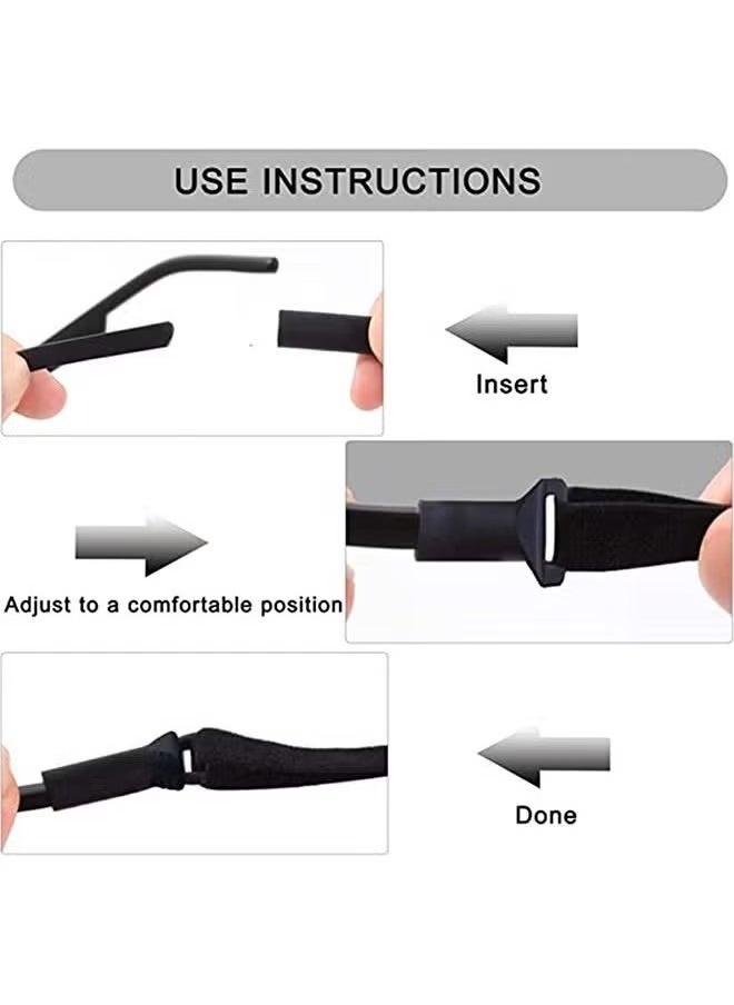 Generic 3 Pcs Adjustable Glasses Straps Universal Fit Rope Eyewear Retainer  - Image 5