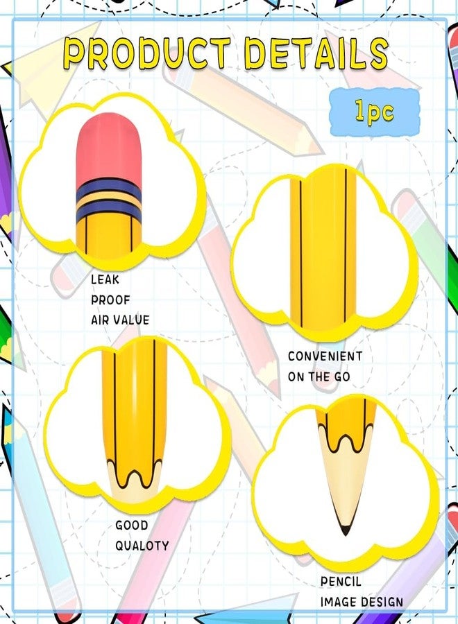 Denylo pro 44 Inch Giant Inflatable Pencils Balloon Back to School Dimensional Pencils Balloon Graduation Party Decoration for Back to School Classroom Garden Room Birthday Party Decorations - Image 3