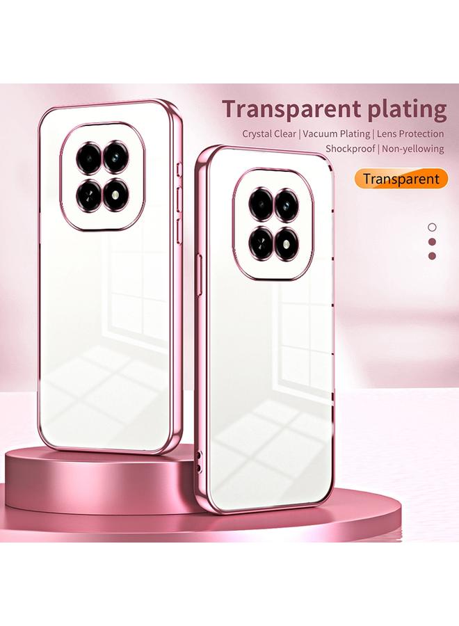 S-TOP Case For Realme V60 Transparent Plating Fine Hole Phone Case - Image 2