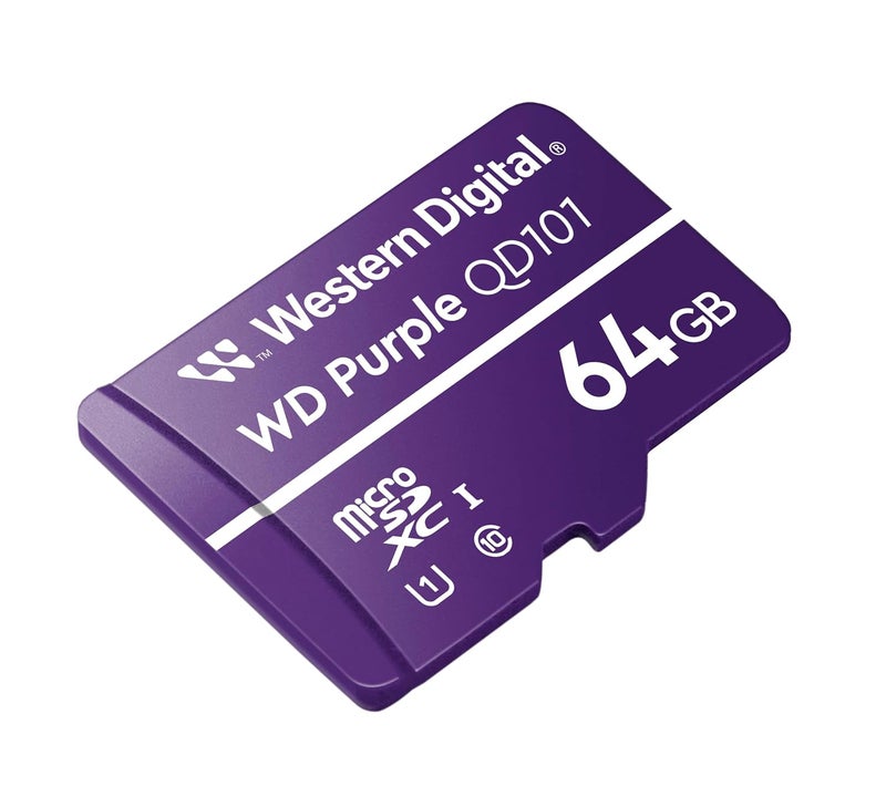 Western Digital WD Purple 128GB Surveillance and Security Camera Memory Card for CCTV & WiFi Cameras (WDD0128G1P0C) - Image 2