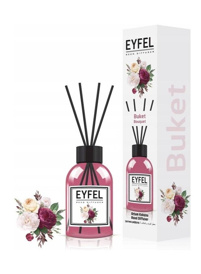 آيفيل معطر جو من ايفل، معطر باقة، معطر جو من القصب 120 مل - Image 1