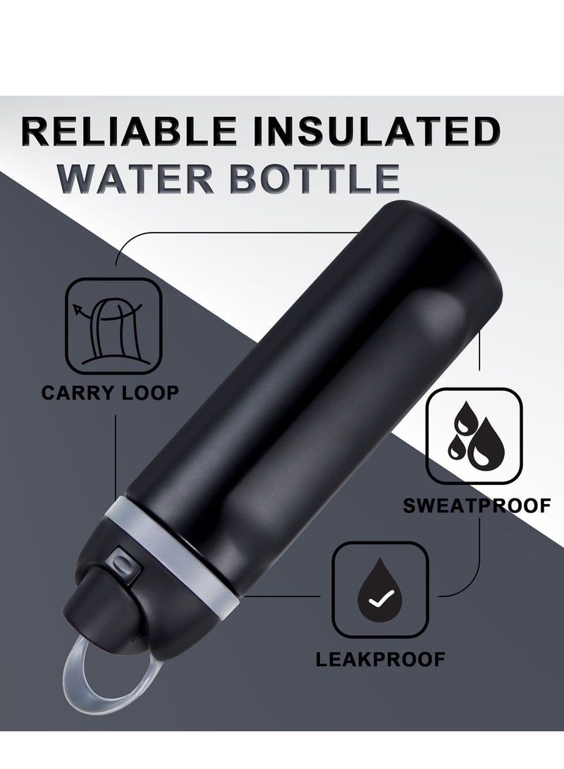 GIFUBOWA Insulated Stainless Steel Water Bottle with Straw BPA-Free Sports Water Bottle Great for Travel 750ml - Image 5