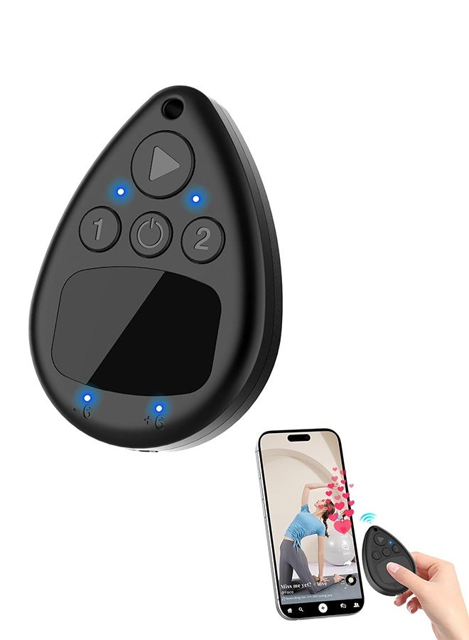 جهاز نقر لاسلكي تلقائي لأجهزة iPhone، يعمل بتقنية Bluetooth، مزود ببطارية للاستخدام بدون استخدام اليدين، نقر صامت وسرعة قابلة للتعديل، مثالي للبث المباشر على TikTok، الإعجابات، الألعاب، ومكافآت المهام. - Image 1