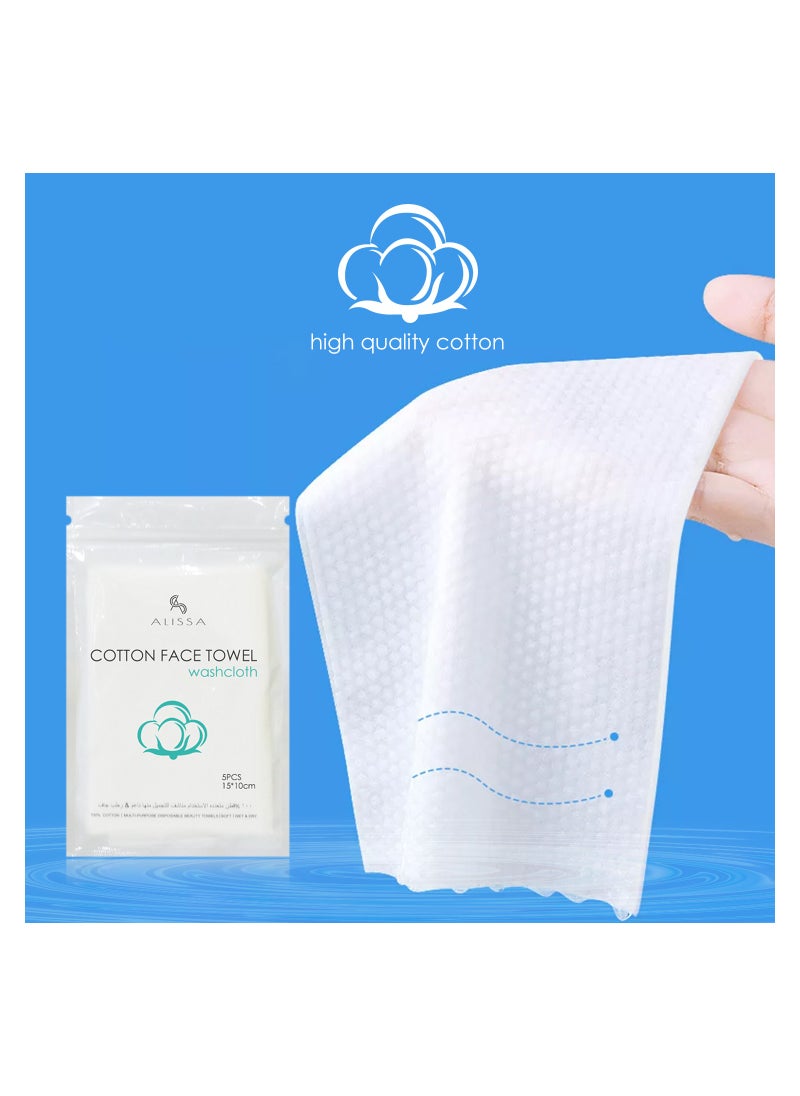 AIWANTO Disposable Cotton Face Towel 10 Packs  - Image 3