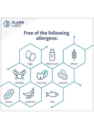 Klaire Labs Buffered Vitamin C Capsules with Quercetin Bioflavonoids & L- Glutathione to Support Immune Function & Antioxidant Protection - Hypoallergenic & Gentle on Stomach (250 Capsules) | Best Price UAE