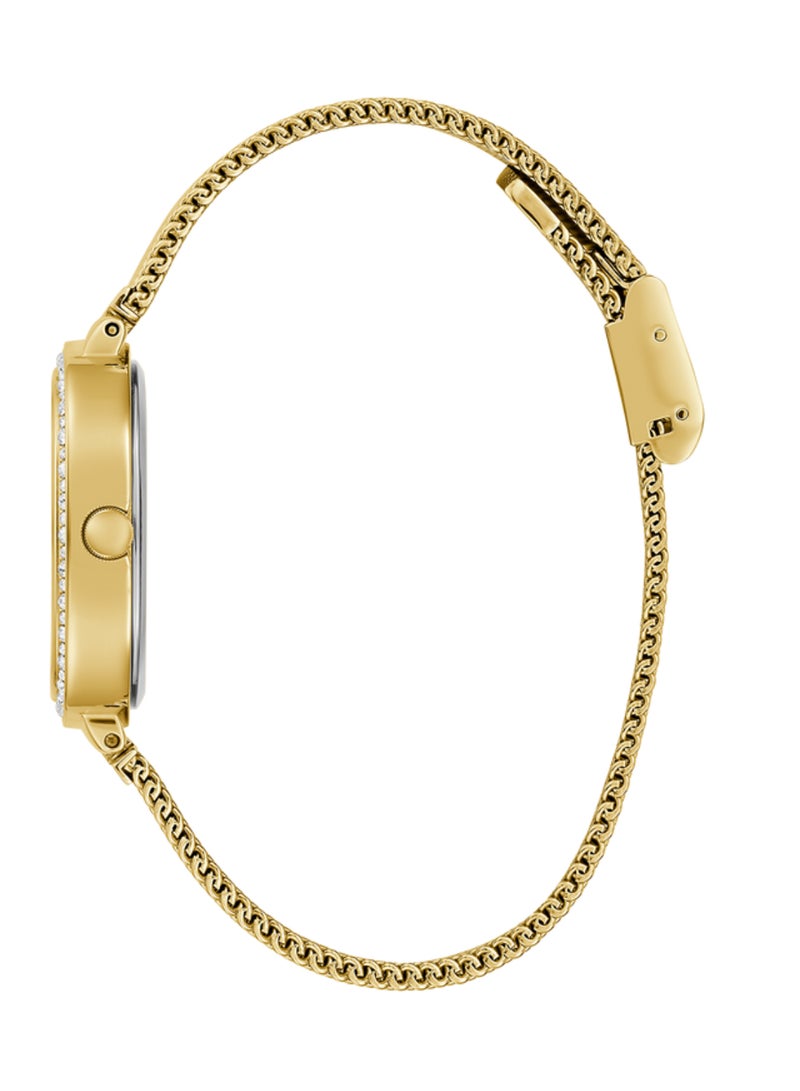 GUESS Women's Gold Green Dial Analog Stainless Steel Strap Watch - GW0354L5 - Image 4