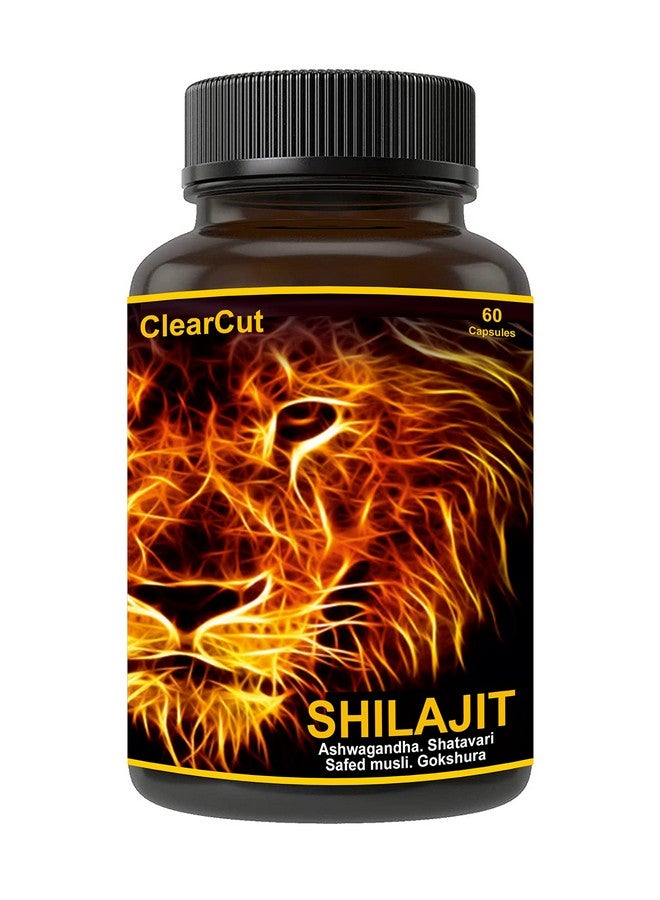 ClearCut SHILAJIT GOLD Ashwagandha Shatavari Safed musli Ayurvedic capsules for men 60 - Image 1