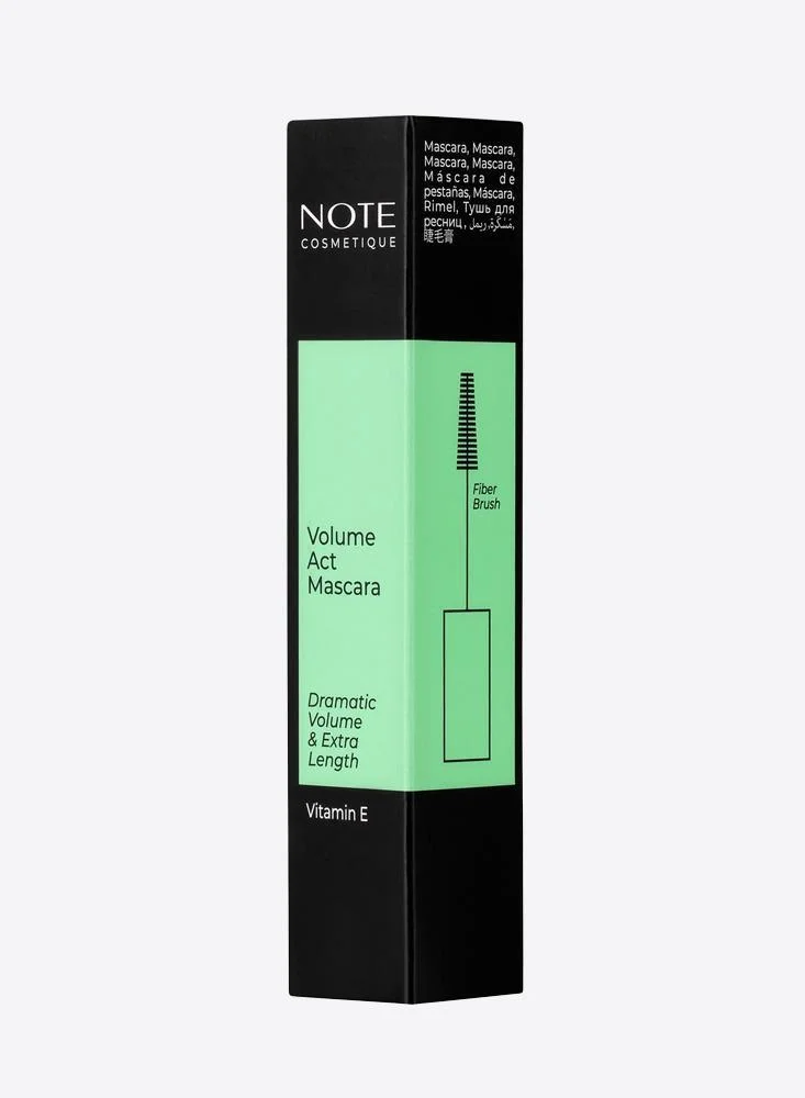 Note Note Volume Act Black Mascara