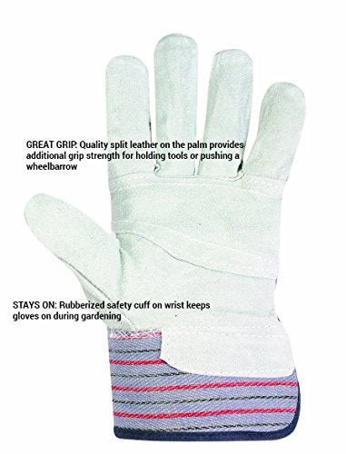 Custom Leathercraft Men 12-pack work gloves, 12 Pair, 2 Count Pack of 1 US - Image 2