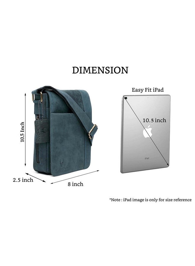 WildHorn Genuine Leather Sling Bag for Men - Stylish, Spacious, and Durable Crossbody Bag for Daily Use & Travel | Adjustable Strap | 1-Year Warranty - Image 3